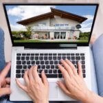 Couple Family Searching Real Estate Online On Laptop