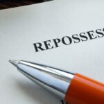 Info about Repossession on the piece of paper.