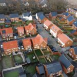 New Build Housing Estate in the UK
